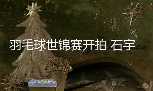 羽毛球世锦赛开拍 石宇奇陈雨菲首轮完胜晋级